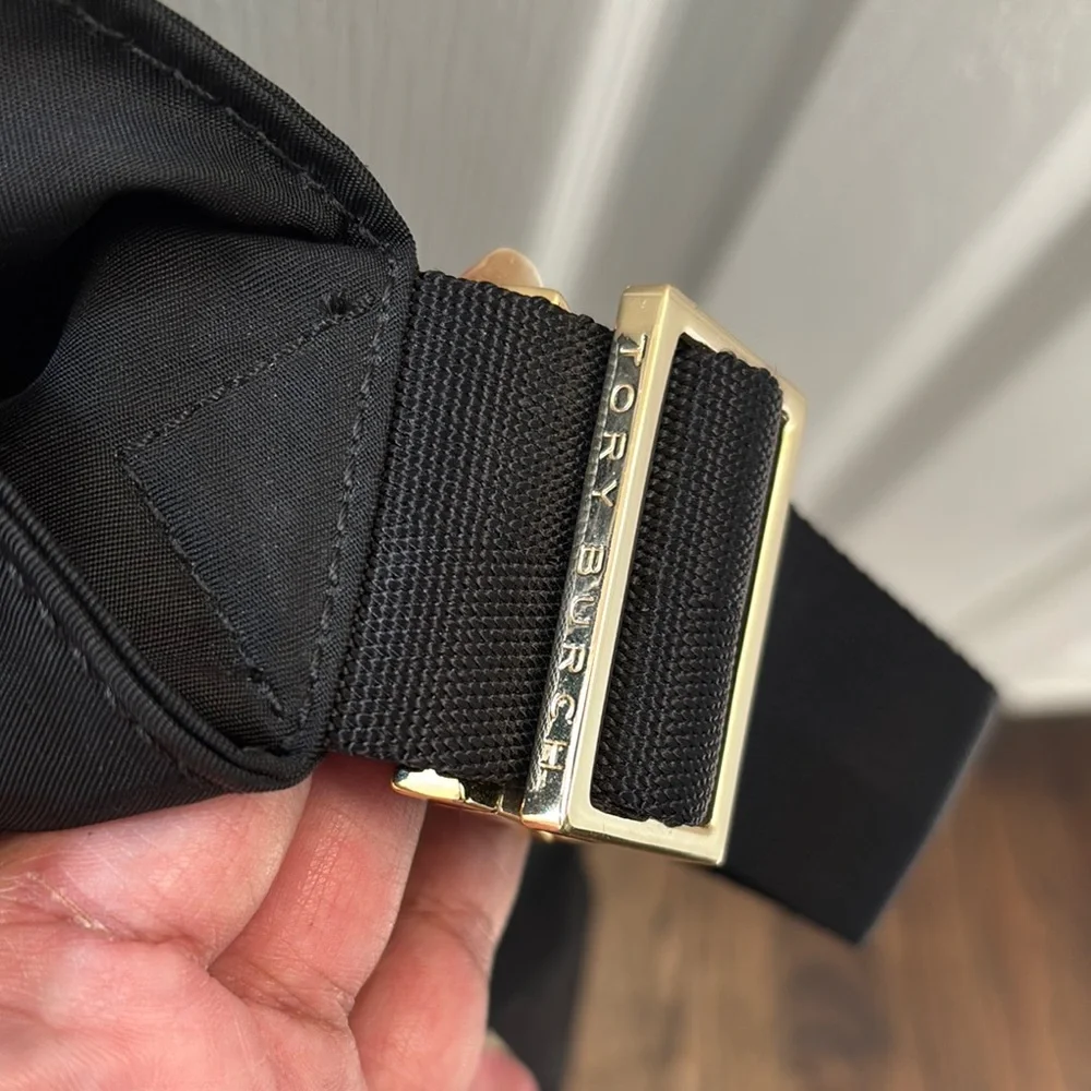 Tory Burch Black Diaper Tote Bag
